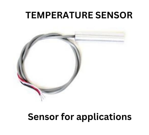 Temperature sensor designed for various applications, showcasing its compact and efficient design for accurate readings